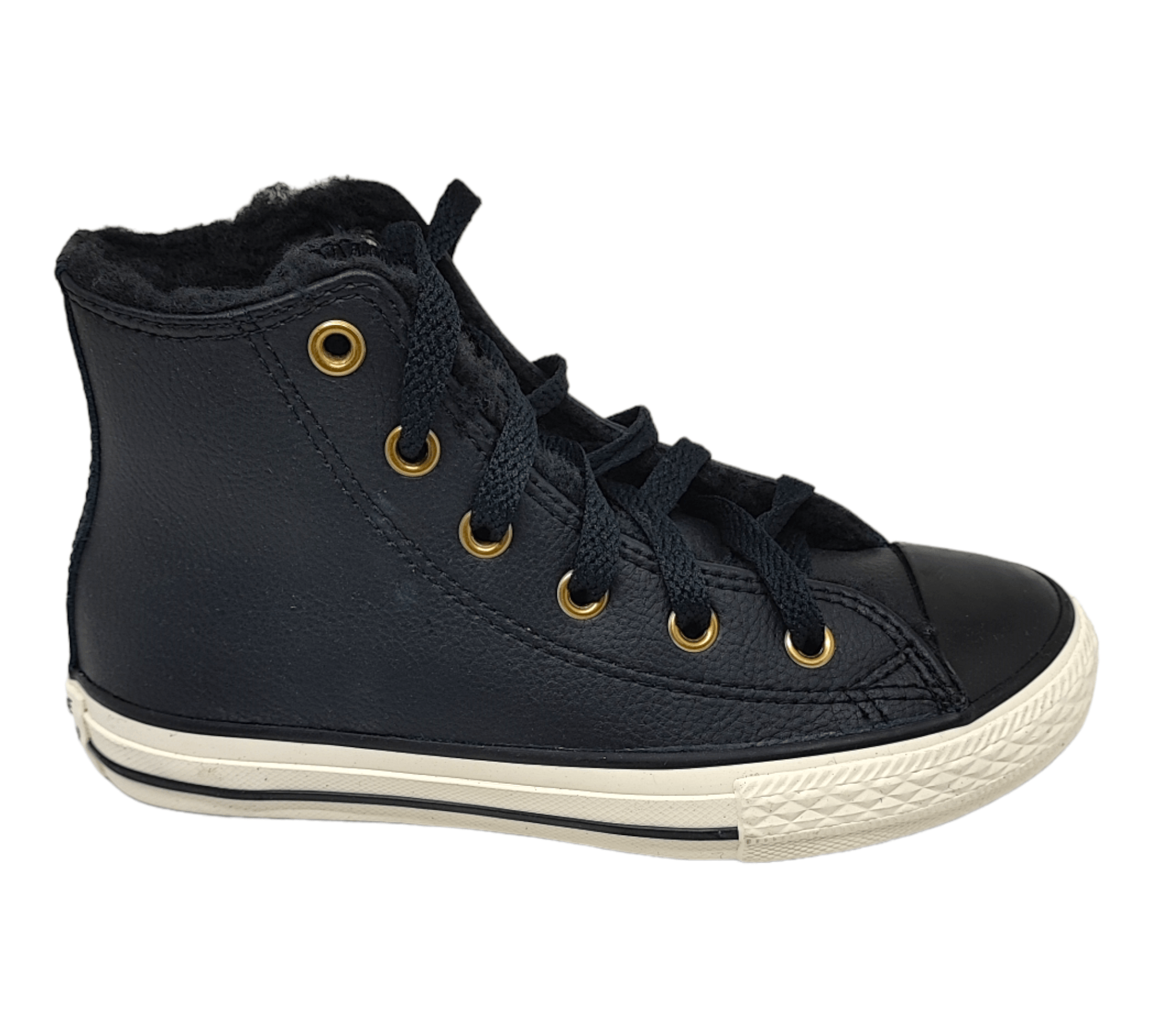 Black leather converse for girls online