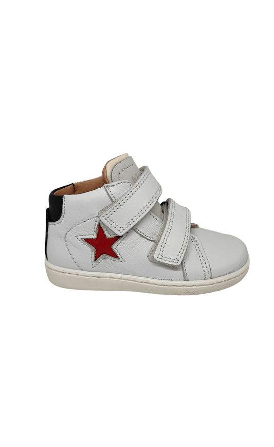 BISGAARD Kinder Sneaker in Leder mit Klettverschluss