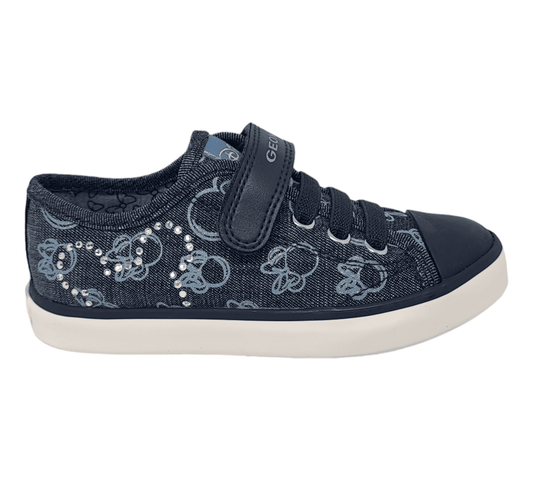 GEOX Disney Kinder Sneaker in Stoff mit Klettverschluss