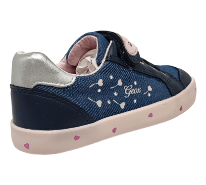 GEOX Kinder Sneaker in Stoff mit Klettverschluss