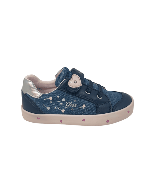 GEOX B KILWI GIRL D Kinder Sneaker mit Klettverschluss