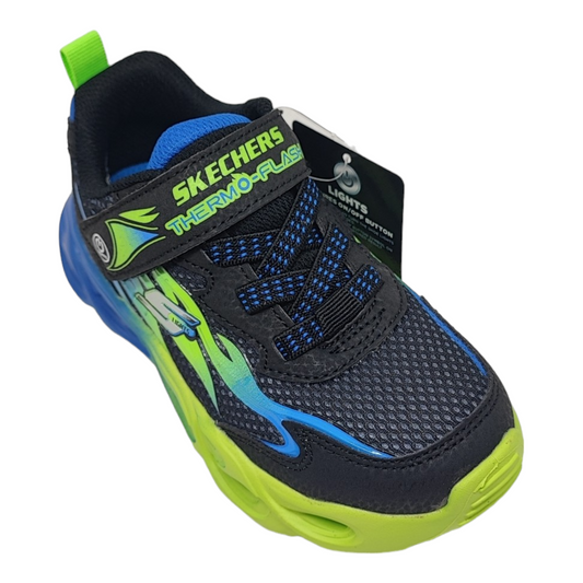 SKECHERS Heat Flux Sneaker mit Klettverschluss und Flashlights