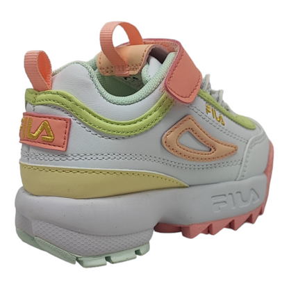 FILA DISRUPTOR F Kinder Sneaker mit Klettverschluss