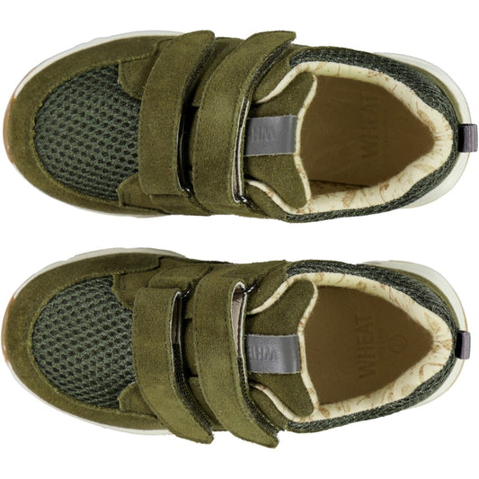 WHEAT Toney Velcro Sneaker Heather green