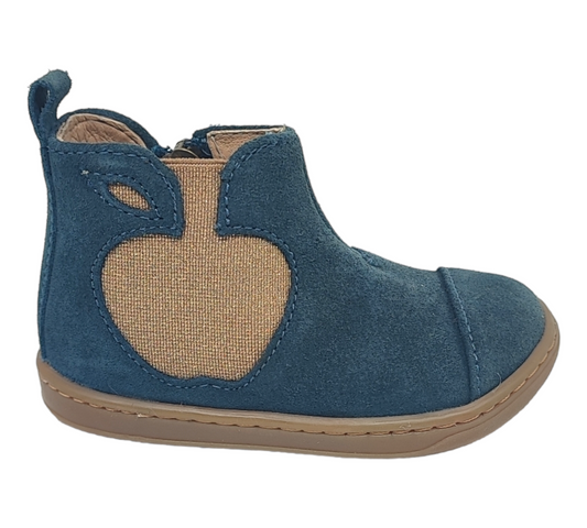 SHOO POM Bouba Apple Booties in Leder mit Reißverschluss