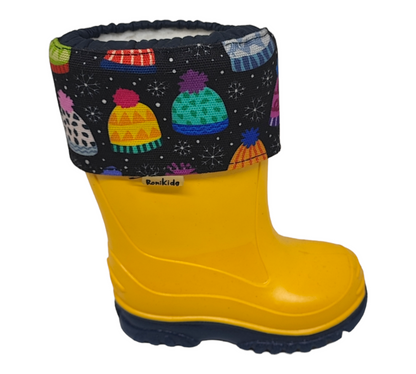 ROMIKIDS Kleinkind Gummistiefel innen gefüttert