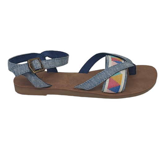 TOMS Jugend Lexie Denim Chambray Sandale