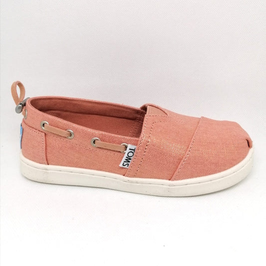 TOMS Kinder Loafer Coral Pink Shimmer